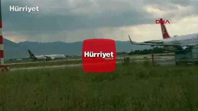 Bomba ihbarı yapılan Hindistan uçağı Erzurum Havaalanı'na acil iniş yaptı