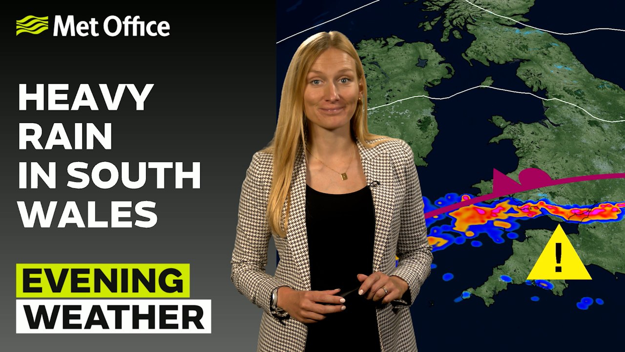 Met Office Evening Weather Forecast 06/09/24 - Wet in the southwest, dry elsewhere