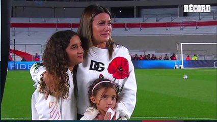 Di María recibe conmovedor homenaje en su retiro de la Selección Argentina con mensaje de Messi