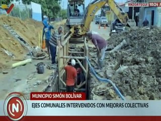 Anzoátegui | Más de 300 metros de vialidad son intervenidos con mejoras de los colectores de lluvia