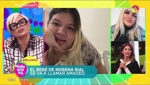 Morena Rial contó cuántos kilos subió durante el embarazo