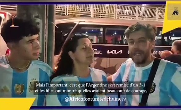 #AfricaFootUnited ️Coupe du Monde Féminine U20 en Colombie : Les proches de Margarita Giménez soutiennent l'équipe nationale Argentine