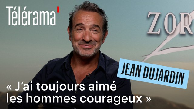 Jean Dujardin est Zorro : J'ai toujours aimé les hommes courageux au cinéma