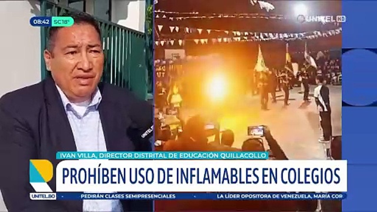 Dirección de Educación prohíbe el uso de fuego y artefactos explosivos en actos escolares tras incidente con estudiante