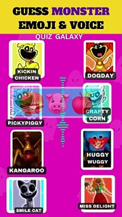 Guess The MONSTER By EMOJI & VOICE | Poppy Playtime Chapter 3 | Poppy Playtime  #short #shortsfeed