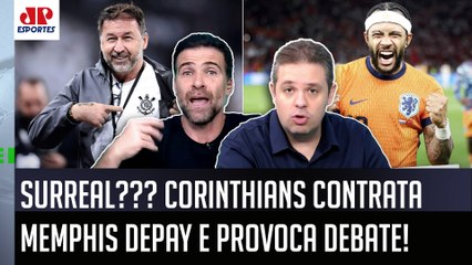 "PARECE MENTIRA, mas o Memphis Depay é do Corinthians! Cara, essa CONTRATAÇÃO é..." VEJA DEBATE!