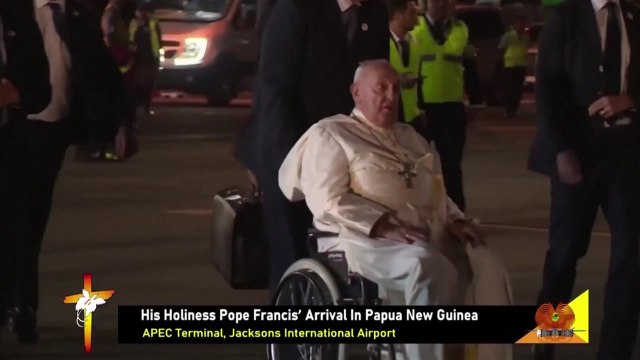 프란치스코 교황 파푸아뉴기니 도착...3박 4일 일정 / YTN