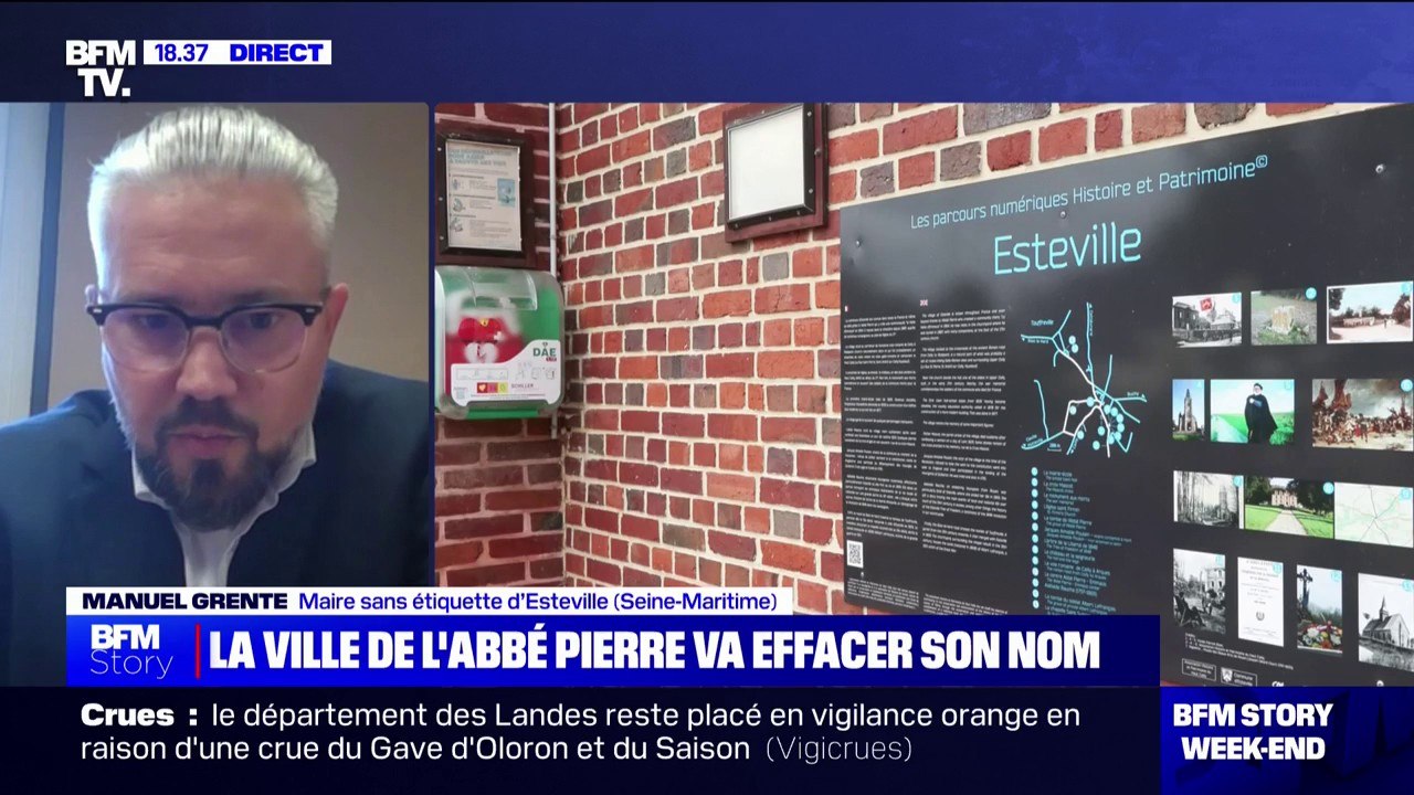 "Je salue le mouvement Emmaüs pour les décisions qu'ils ont prises": Le maire d'Esteville (Seine-Maritime) s'exprime sur la fermeture du lieu de mémoire dédié à l'abbé Pierre