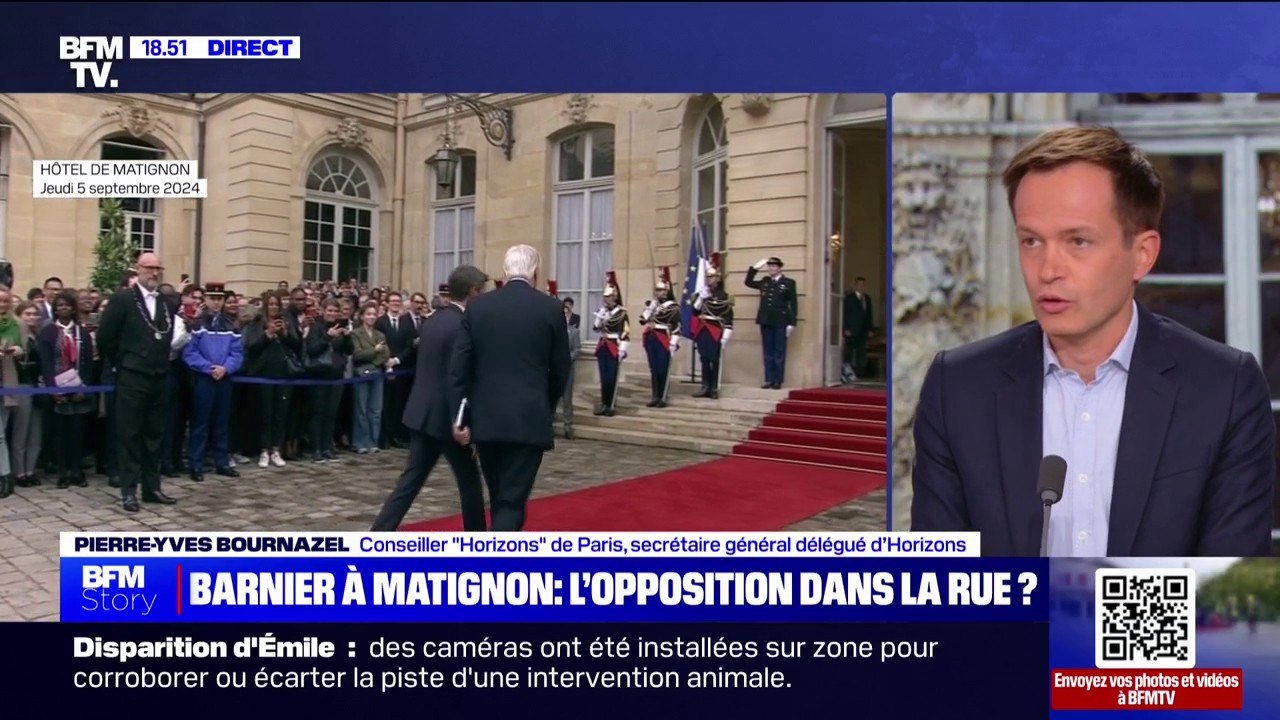 Pierre-Yves Bournazel (Horizons): "Il appartient à Michel Barnier de trouver des solutions (...) pour unir le plus largement possible"