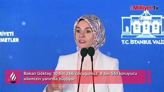 Bakan Göktaş: 10 bin 266 çocuğumuz, 8 bin 551 koruyucu ailemizin yanında büyüyor