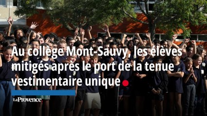 Au collège Mont-Sauvy, les élèves mitigés après le port de la tenue vestimentaire unique