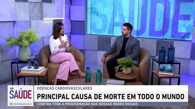 DOENÇAS CARDIOVASCULARES: PRINCIPAL CAUSA DE MORTE EM TODO O MUNDO | JOVEM PAN SAÚDE - 08/09/24