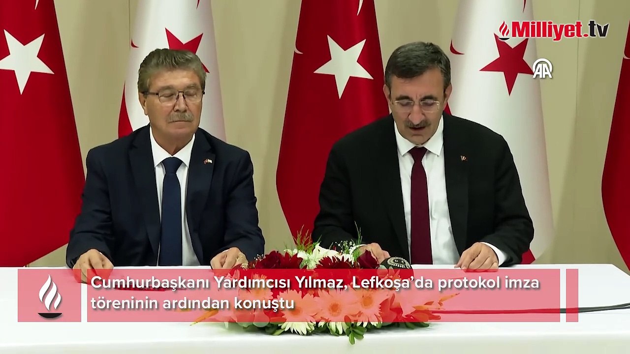 Cumhurbaşkanı Yardımcısı Yılmaz, KKTC Cumhurbaşkanı ile görüştü! 'Bu Ada'da bir huzur var'