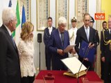 Alessandro Giuli è il nuovo Ministro della Cultura, le immagini del giuramento al Quirinale