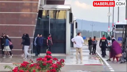 Erzurum'a inen Hindistan uçağında aramalar sürüyor: Peçeteye, "Bomba var" yazmış