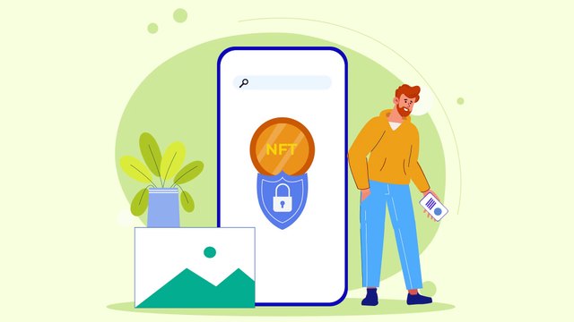 Explainer Video Short of Digital Currencies and NFT's by Whimsitoons Motion Graphic Infographic