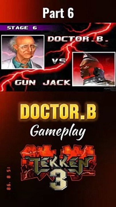 Doctor B gameplay in Tekken 3