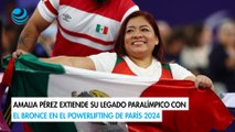 Amalia Pérez extiende su legado paralímpico con el bronce en el Powerlifting de París 2024