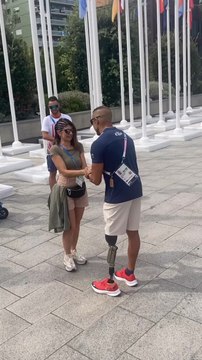 #leweekendcestpermis Jeux olympiques de Paris 2024, le #triathlète #espagnol Lionel Morales Gonzalez a fait sa demande en mariage à #Paris #lionelmoralesgonzalez #demandeenmariage #PARIS2024 #Paralympics