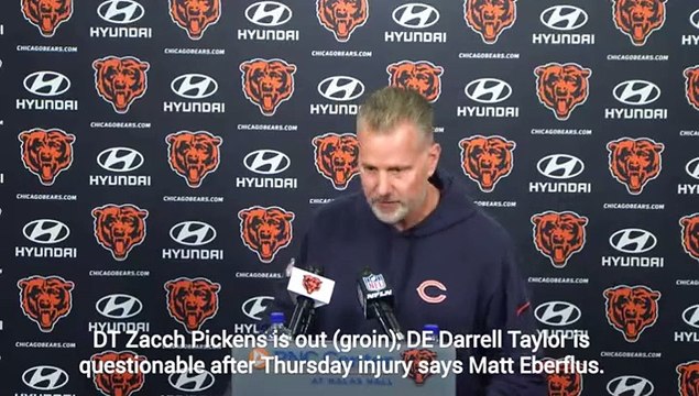 Bears coach Matt Eberflus on Injuries for Opener.mp4