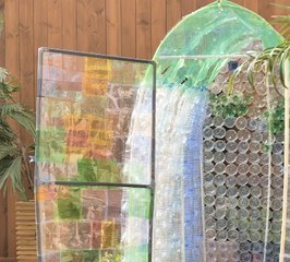 Une étonnante SERRE colorée FAIT MAISON à partir de bouteilles en plastique