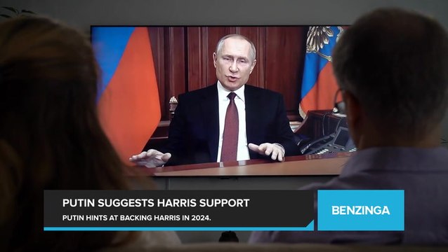 Russian President Vladimir Putin Suggests Russian Support for Kamala Harris in 2024 Race