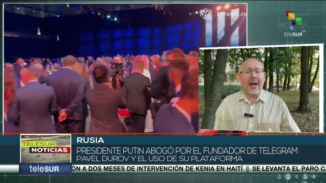 Presidente Vladimir Putin aboga por el fundador de Telegram