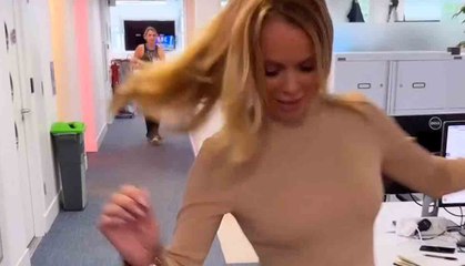 Amanda Holden kohtasi yllättävän kaatumisen vilkkaalla Lontoon kadulla 😮