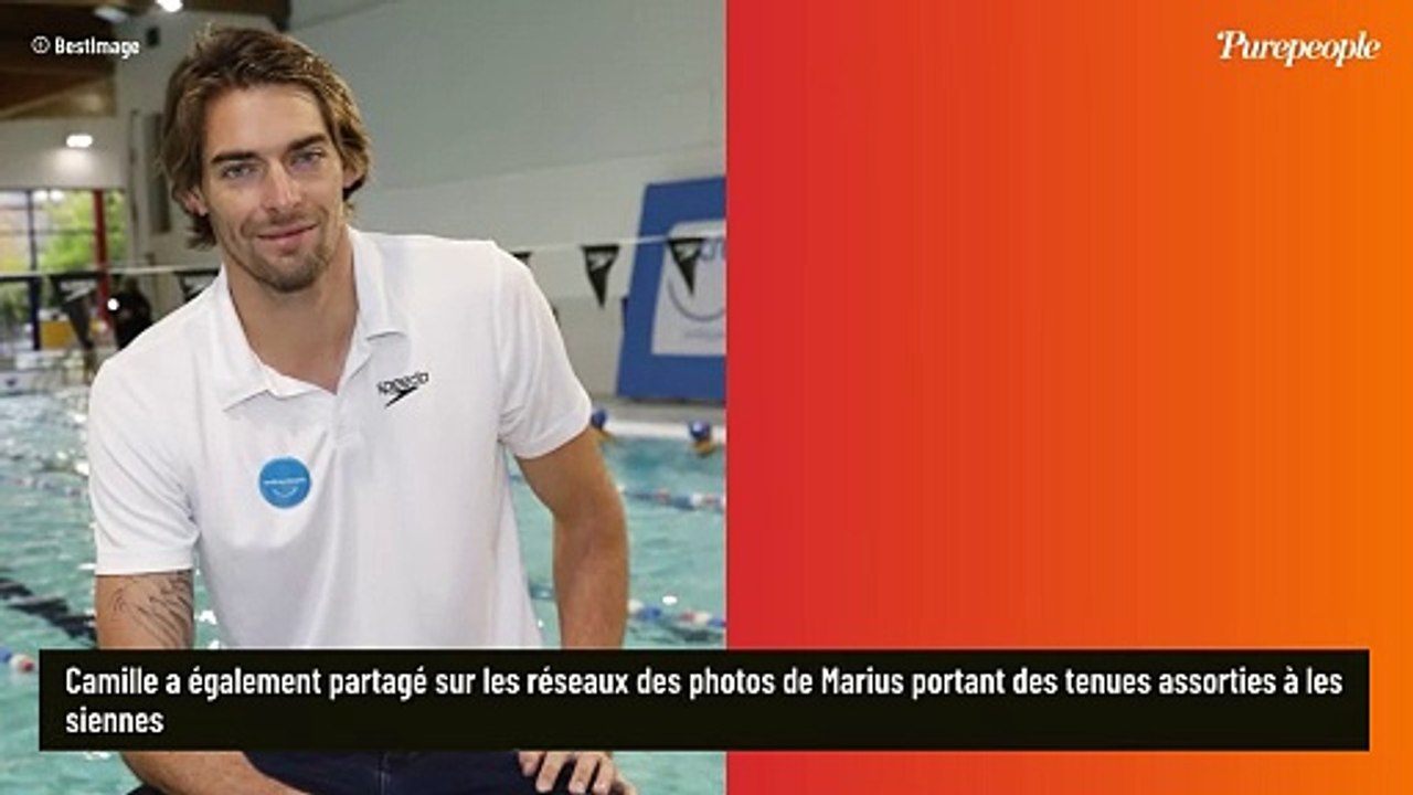 Camille Lacourt, sa fille aînée, dont la mère est Valérie Bègue, complice avec son frère : ils ont grandi mais sont toujours ses "bébés"