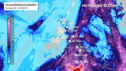 Met office issues rain warning for southern Wales and southwest England with flood risk this weekend