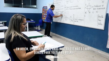 Em Belém, estudante de 52 anos mostra que não é tarde demais para voltar às aulas