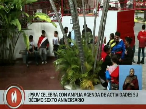 Caracas | JPSUV celebrará su décimo sexto aniversario con amplia agenda de actividades