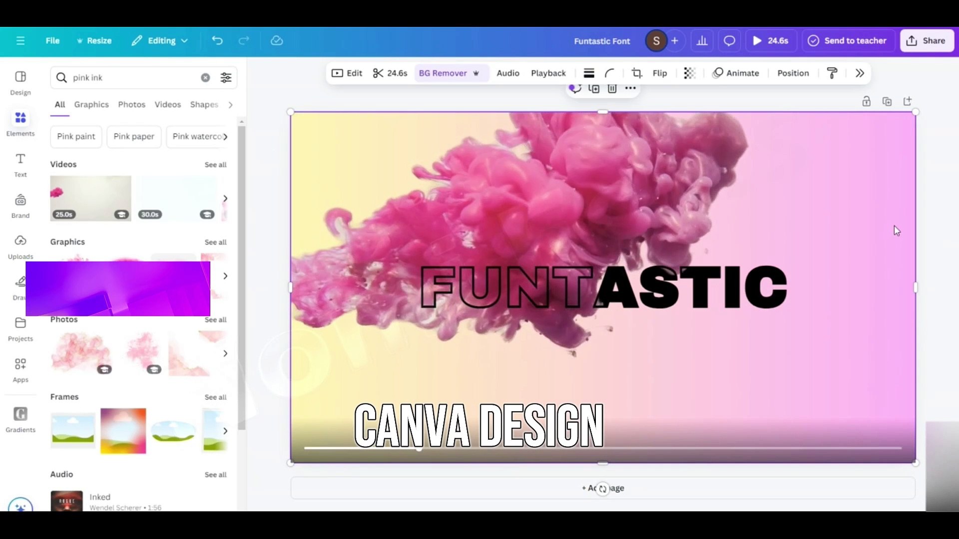 ⁣Try this Basic Canva Edit, Smoke effect! #canva  #canvatutorial  #canvashorts  #tutorial