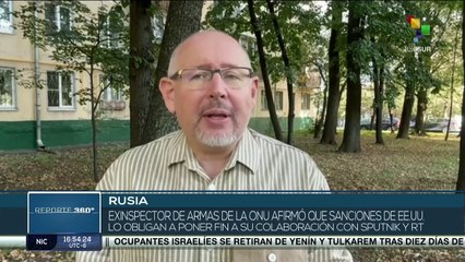 Exinspector de armas de la ONU denuncia sanciones de EE.UU