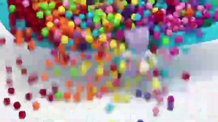 Mixing candies with making rainbow