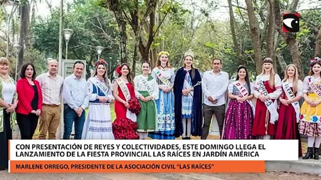 Con presentación de reyes y colectividades, este domingo llega el lanzamiento de la fiesta provincial las raíces en Jardín América