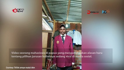 Viral, Mahasiswa Papua Ungkapkan Alasannya Kuliah, Kampung Saya Tidak Ada Guru