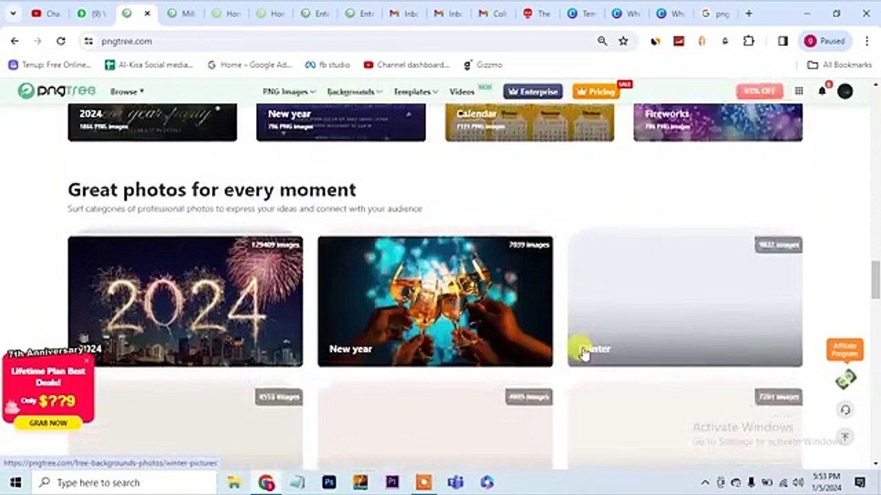 Download and Upload Photos and Earn Money Online, Png Tree Real Earning Website