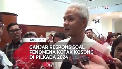 Respons Ganjar Pranowo soal Fenomena Kotak Kosong di Pilkada 2024: Harus Dievaluasi