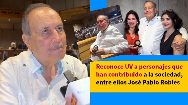 Reconoce UV a personajes que han contribuido a la sociedad, entre ellos José Pablo Robles