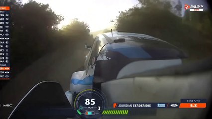 WRC 2024 Greece SS9 Serderidis Onboard Rear Wing