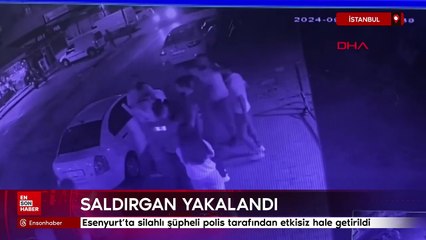 Esenyurt’ta silahlı şüpheli polis tarafından etkisiz hale getirildi