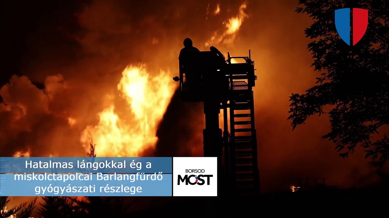 Lángokban a Miskolctapolcai Barlangfürdő, barlangfürdő, misk