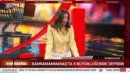 Kahramanmaraş'ta 5 büyüklüğünde deprem