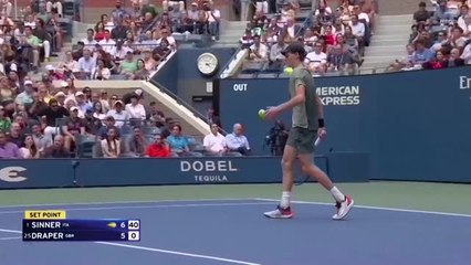 US Open - Sinner domine Draper et file en finale