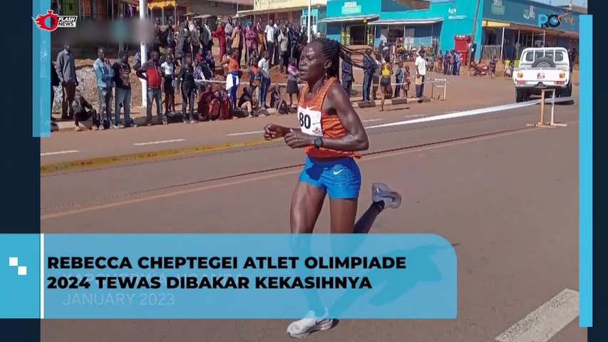 Video Viral Atlet Uganda Dibakar oleh Kekasihnya