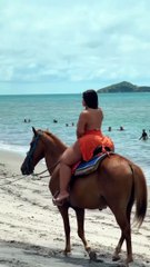 Horse Riding At Beach