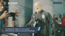 La selección viaja a Ginebra antes de medirse a Suiza