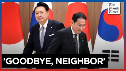 Japan's leader makes farewell visit to Seoul, reaffirms sympathy for Korean colonial victims