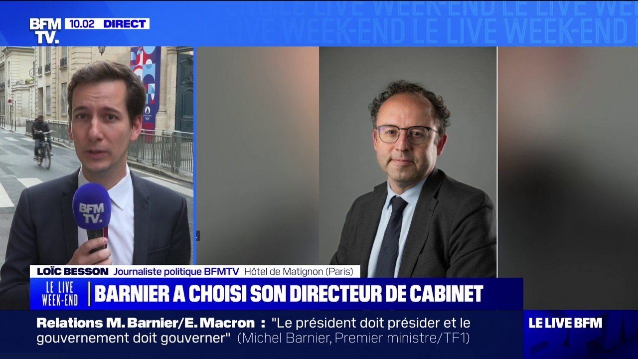 Qui est Jérôme Fournel, le directeur de cabinet de Michel Barnier, le nouveau Premier ministre d'Emmanuel Macron?